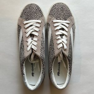 Madewell Women’s Low-Top Sneakers in Animal/Metallic Mix